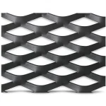 Hot Rolled Black Steel Expanded Metal Mesh Thickness 1.4 mm Width 2.44 m Length 4 m