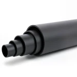 أنابيب HDPE ضغط 16 بار PE 80 قطر خارجي 200 مم SDR 9 لون أسود