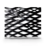Hot Rolled Steel Expanded Metal Mesh 1.4 mm Thickness 5m Length 2.44m Width, Black