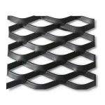 Hot Rolled Black Steel Expanded Metal Mesh Thickness 1.4 mm Width 2.44 m Length 6 m