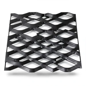 Hot Rolled Black Steel Expanded Metal Mesh Thickness 1.4 mm Width 2.44 m Length 7 m