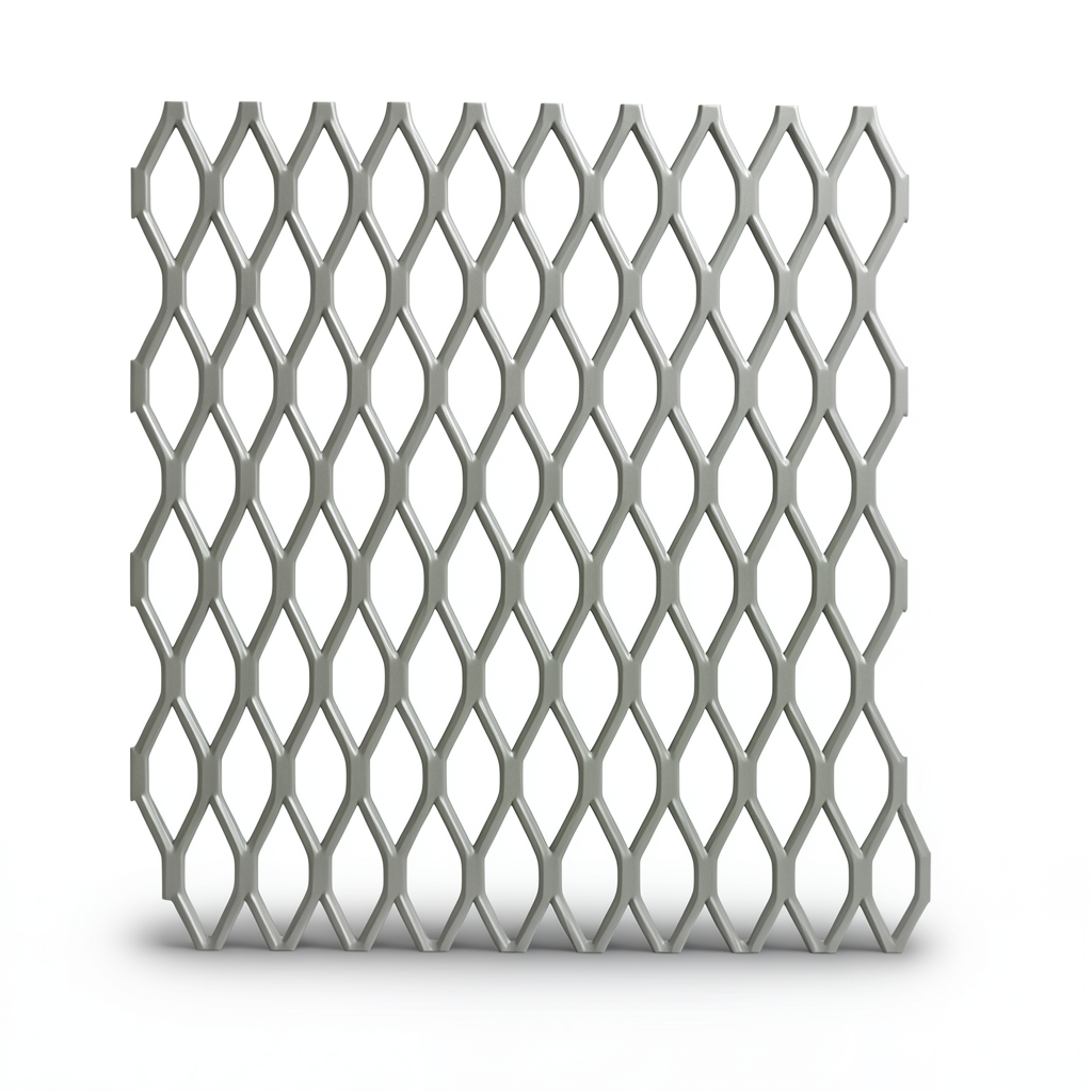 PVC Coated Expanded Metal 1.8 mm Thickness 1.22×2.44 m