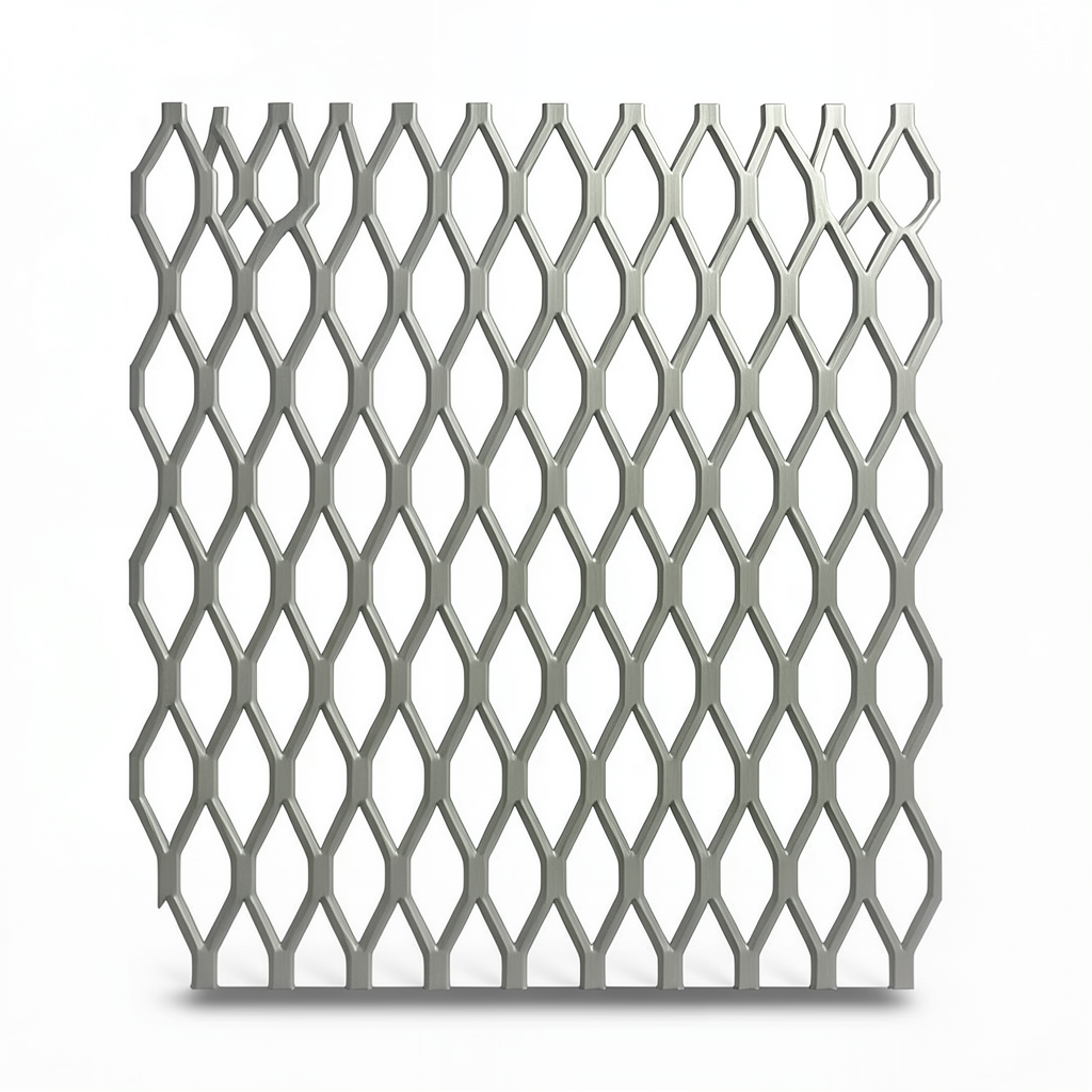 PVC Coated Expanded Metal Thickness 2.7 mm Size 1.22×2.44 meters