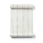 Wooden Wall Covering Off White 0.53m x 10m, Model 18292