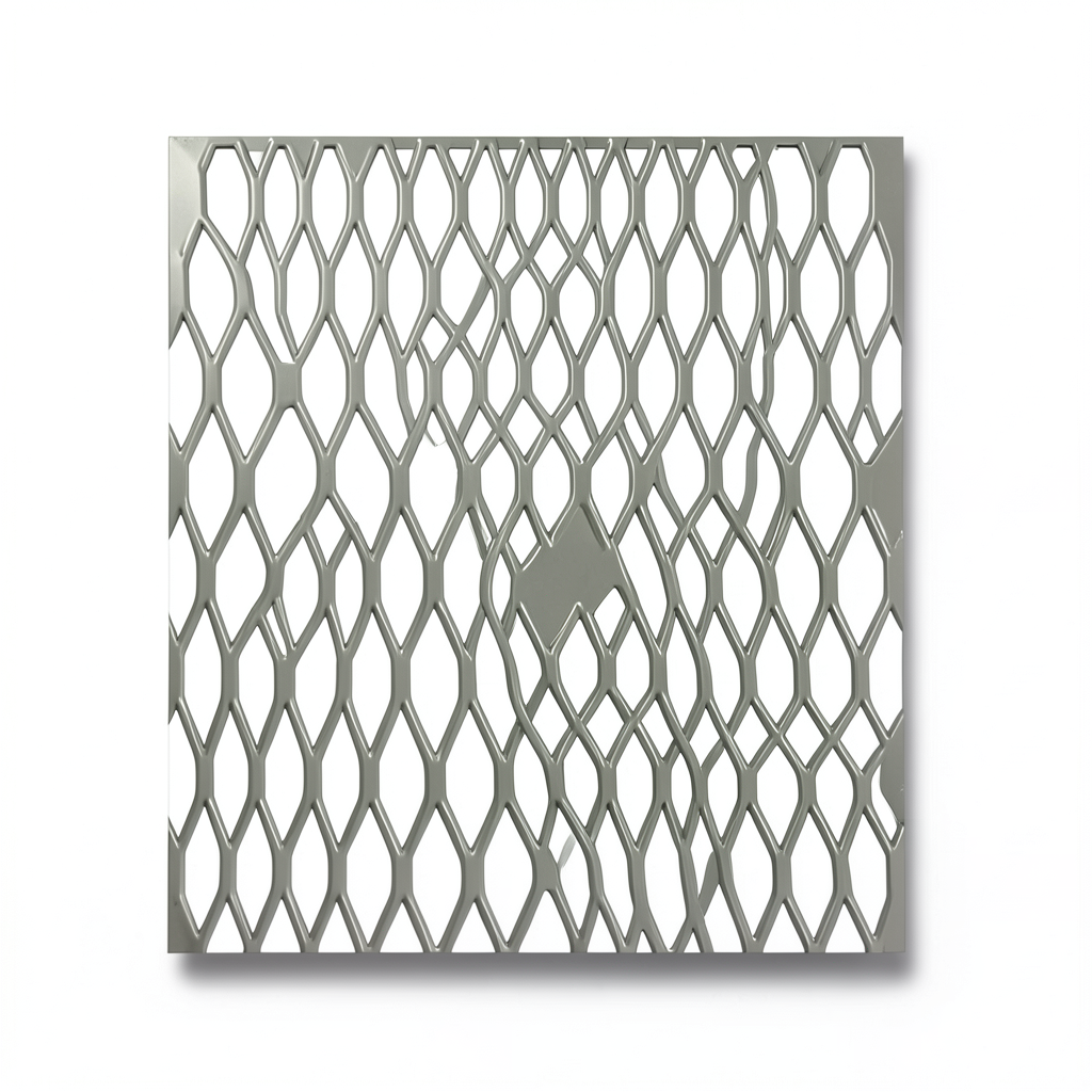 PVC Coated Expanded Metal 4 mm Thickness 1×2 meters