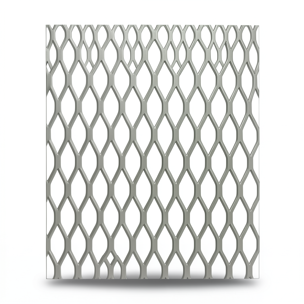 PVC Coated Expanded Metal 1.5 mm Thickness Size 1.22×2.44 m