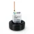 4sq mm Single Core Stranded Wire CU/PVC, 450/750V, Black | Jeddah Cables Company - Image 1