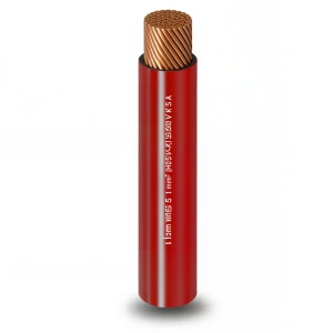 Flexible Copper Electrical Wire Heat Resistant PVC Insulated 16mm2 450/750V, Red | Al Fanar