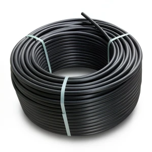 لفة أنابيب بلاستيك HDPE ضغط 10 بار [PE 100] قطر خارجي 50 مم SDR 17 لون أسود