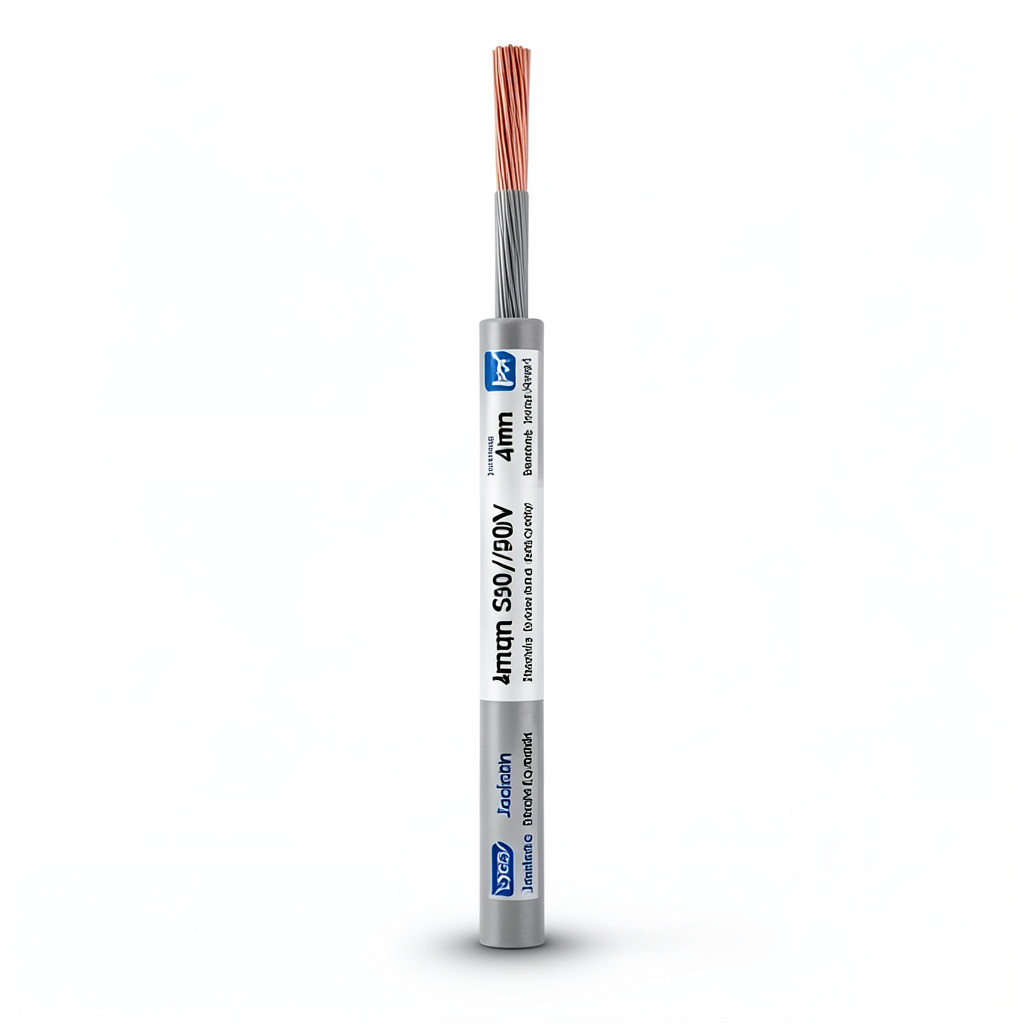 Stranded Copper Wire 4mm Conductor, 450/750V, Gray Color | Jeddah Cables Company
