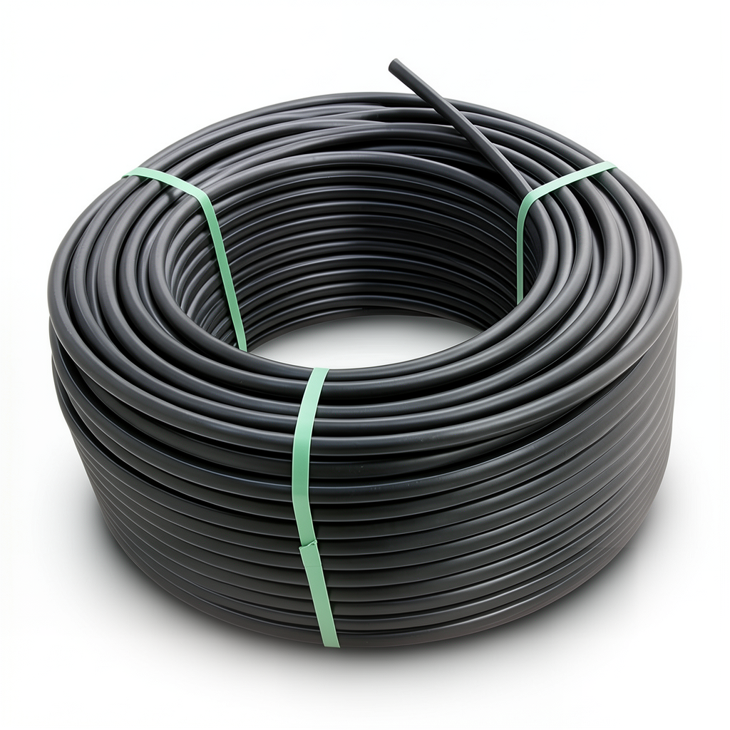 لفة أنابيب بلاستيك HDPE ضغط 10 بار PE 100 قطر خارجي 110 مم SDR 17 لون أسود
