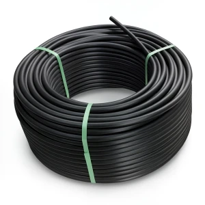 لفة أنابيب HDPE ضغط 6 بار PE 100 قطر خارجي 140 مم SDR 17 لون أسود