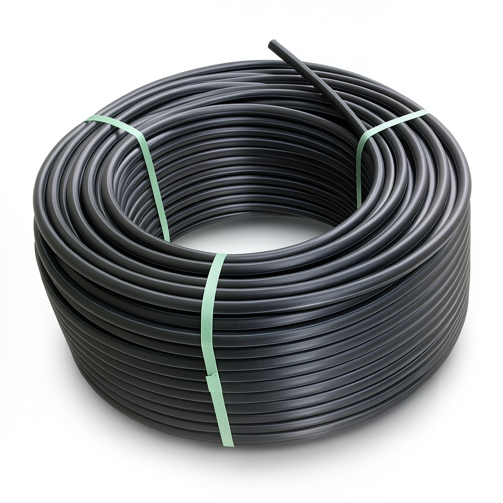 لفة أنابيب بلاستيك HDPE ضغط 10 بار PE 100 قطر خارجي 160 مم SDR 17 لون أسود
