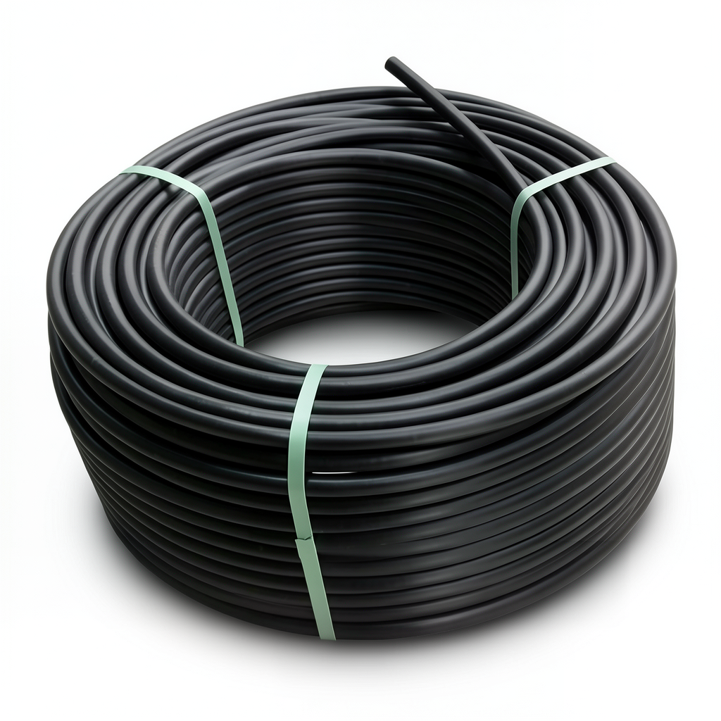 HDPE Coil Pipe Pressure 12.5 Bar PE 100 Size 25 mm SDR 13.6 Black