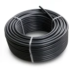 لفة أنابيب HDPE ضغط 5 بار PE 80 قطر خارجي 63 مم SDR 26 لون أسود