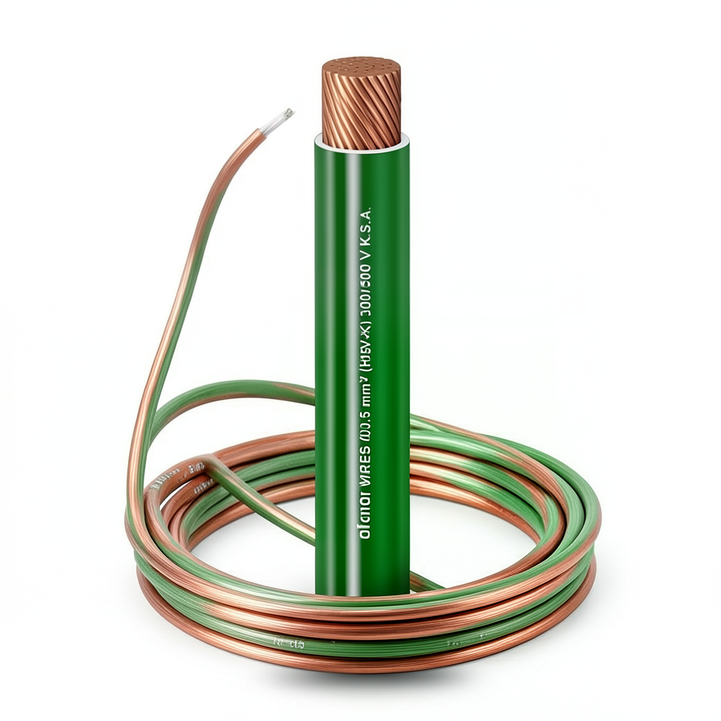 سلك مفرد نحاس مرن معزول PVC، مقاس 120 mm، 450/750 فولت | شركة الفنار