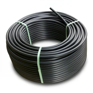 لفة أنابيب بلاستيك HDPE ضغط 8 بار PE 80 قطر خارجي 32 مم SDR 17 لون اسود