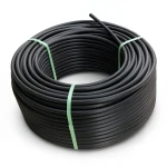 لفة أنابيب HDPE ضغط 8 بار PE 80 قطر خارجي 40 مم SDR 17 لون اسود