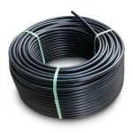 لفة أنابيب بلاستيك HDPE ضغط 10 بار [PE 100] قطر خارجي 50 مم SDR 17 لون أسود