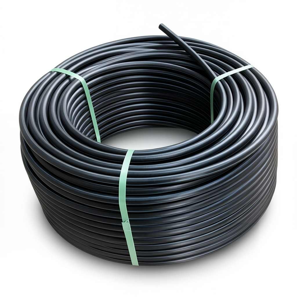 HDPE Plastic Coil Pipe PN 10 Bar PE 100 50 mm SDR 17 Black