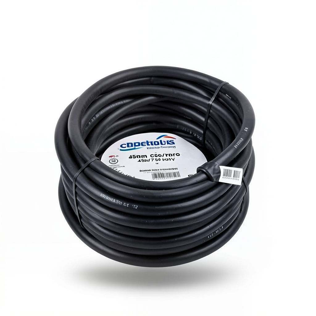 35mm Single Core Stranded Electric Wire CU/PVC, 450/750 volts, Black Color | Jeddah Cables Company