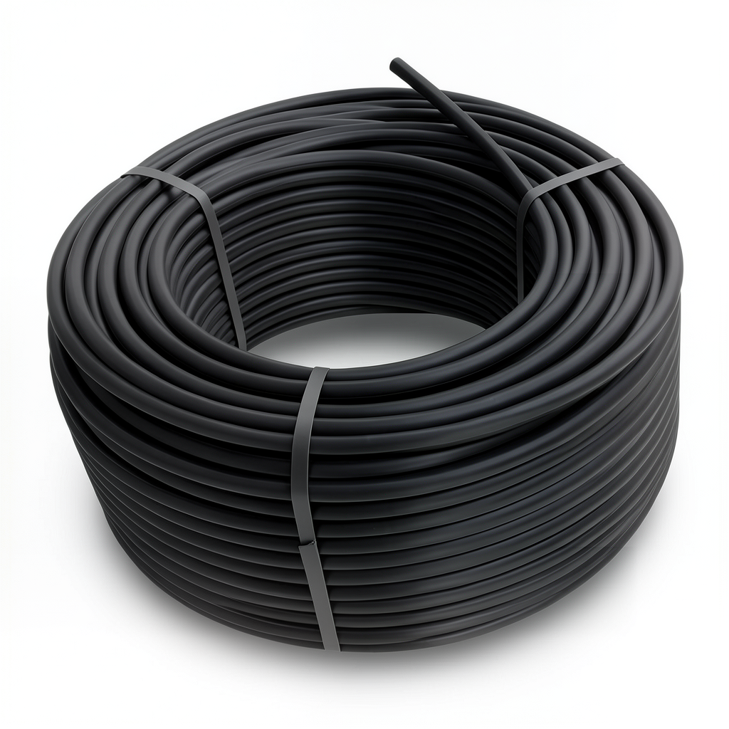 لفة أنابيب بلاستيك HDPE ضغط 10 بار PE 100 قطر خارجي 110 مم SDR 17 لون أسود