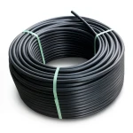 لفة أنابيب بلاستيك HDPE ضغط 10 بار PE 100 قطر خارجي 160 مم SDR 17 لون أسود
