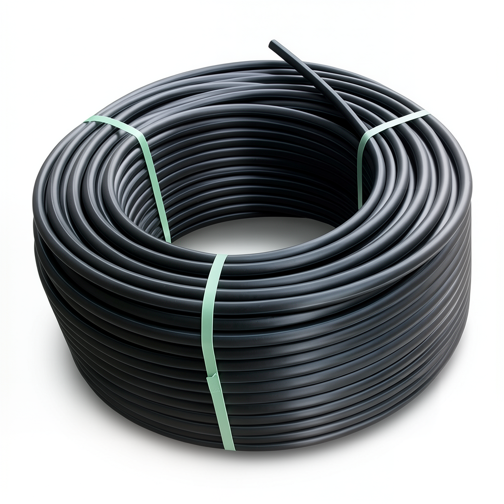لفة أنابيب بلاستيك HDPE ضغط 10 بار PE 100 قطر خارجي 160 مم SDR 17 لون أسود