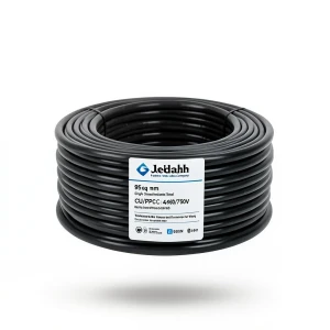 95sq mm Single Core Stranded Electrical Wire CU/PVC, 450/750V, Black | Jeddah Cables Company
