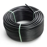 لفة أنابيب بلاستيك HDPE ضغط 5 بار PE 80 قطر خارجي 90 مم SDR 26 لون أسود