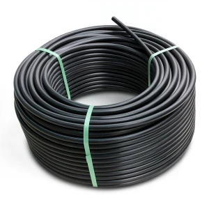 HDPE Plastic Coil Pipe Nominal Pressure 16 Bar PE 80, Diameter 125 mm SDR 9 Black