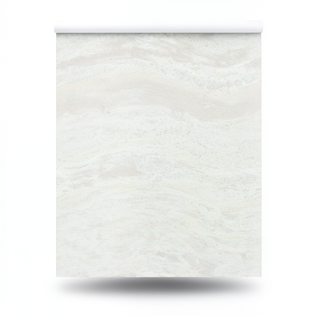 Wavy Wallpaper 10m x 1.06m Off White Color, Model 83677