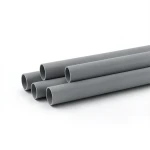 انابيب بلاستيك UPVC كهربائية EPC 80 مقاس 8 إنش سمك 14.22 مم لون رمادي