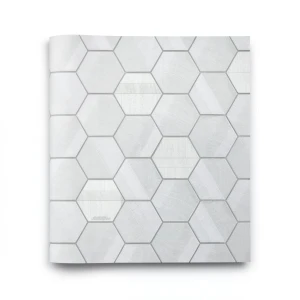 Italian Wallpaper 10m x 0.73m Light Gray Color, Model 44806