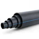 مواسير بلاستيك HDPE ضغط 16 بار PE 80 قطر خارجي 560 مم SDR 9 لون أسود