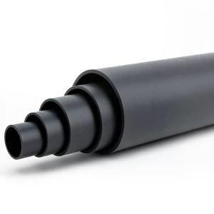 مواسير HDPE ضغط 12.5 بار PE 80 قطر خارجي 180 مم SDR 11 لون أسود
