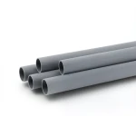 انابيب بلاستيك UPVC كهربائية EB 20 مقاس 6 إنش سماكة 3.18 مم لون رمادي