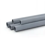 انابيب بلاستيك UPVC كهربائية EPC 80 مقاس 8 إنش سمك 14.22 مم لون رمادي