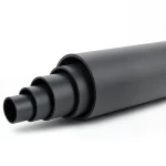 أنابيب HDPE ضغط 12.5 بار PE 80 قطر خارجي 200 مم SDR 11 لون أسود