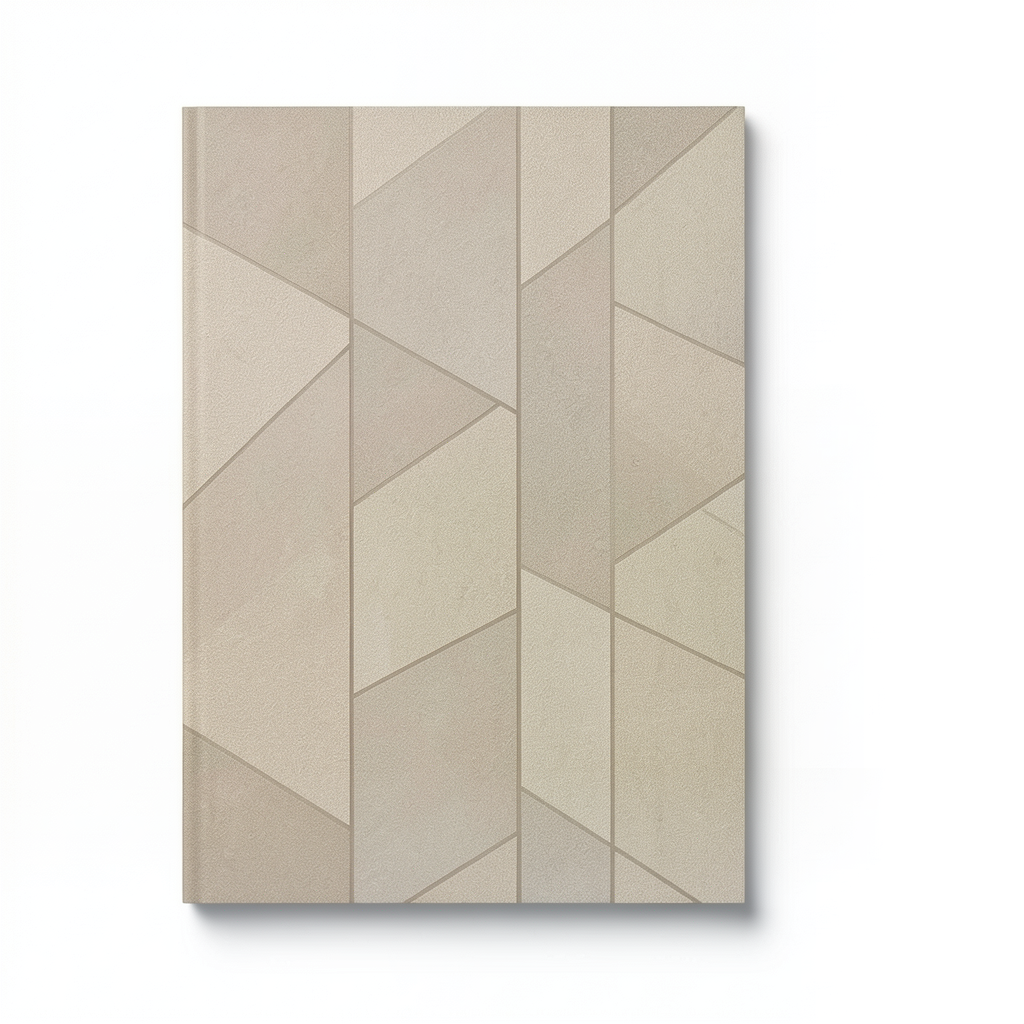 Italian Geometric Wall Covering 10m x 1.06m Dark Beige, Model 83645