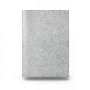 Italian Wallpaper Patterned Design Gray Color, Size 10mx1.06m, Model RC19024