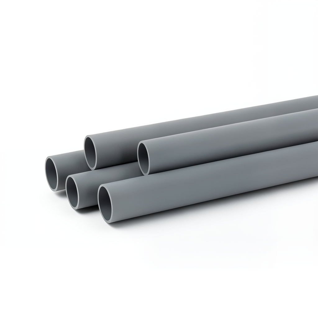 UPVC Plastic Pipe Electrical DB 120 Size 1 1/2 inch Thickness 1.52 mm Gray Color