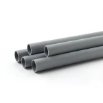انابيب بلاستيك UPVC كهربائية EB 35 مقاس 6 إنش سمك 3.86 مم لون رمادي