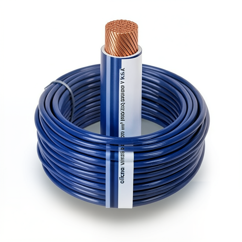 كابل نحاسي مرن قلب واحد 70 مم² من الفنار 450/750 فولت مع عزل PVC