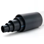مواسير HDPE ضغط 12.5 بار PE 80 قطر خارجي 180 مم SDR 11 لون أسود