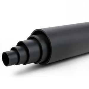 أنابيب بلاستيك HDPE ضغط 12.5 بار PE 80 قطر خارجي 315 مم SDR 11 لون أسود