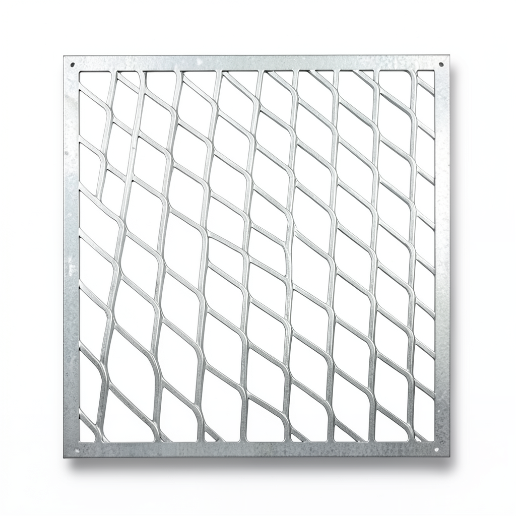 Galvanised Expanded Metal Thickness 1.2 mm Size 1×2 meters