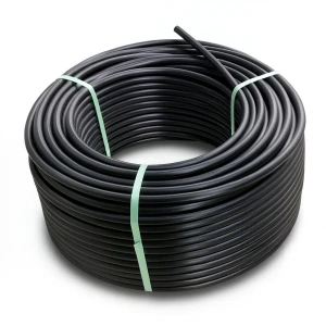 لفة أنابيب HDPE ضغط 12.5 بار PE 80 قطر خارجي 20 مم SDR 11 لون أسود