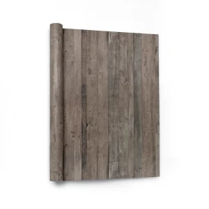 Wallpaper Wooden Design 10 m x 0.53 m, Dark Beige, Model 18291