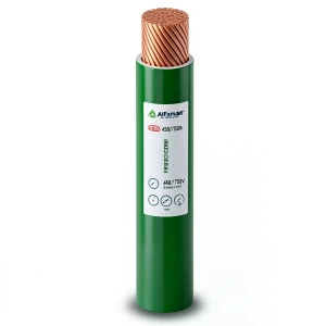PVC Insulated Flexible Copper Single Wire 240 mm2, 450/750V, Green | Al Fanar